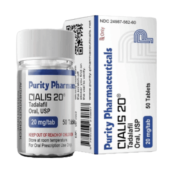 Potje Cialis van Purity Pharmaceuticals, erectiemiddel