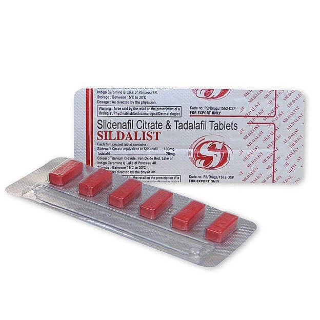 Sildalist 120 mg 2 strips