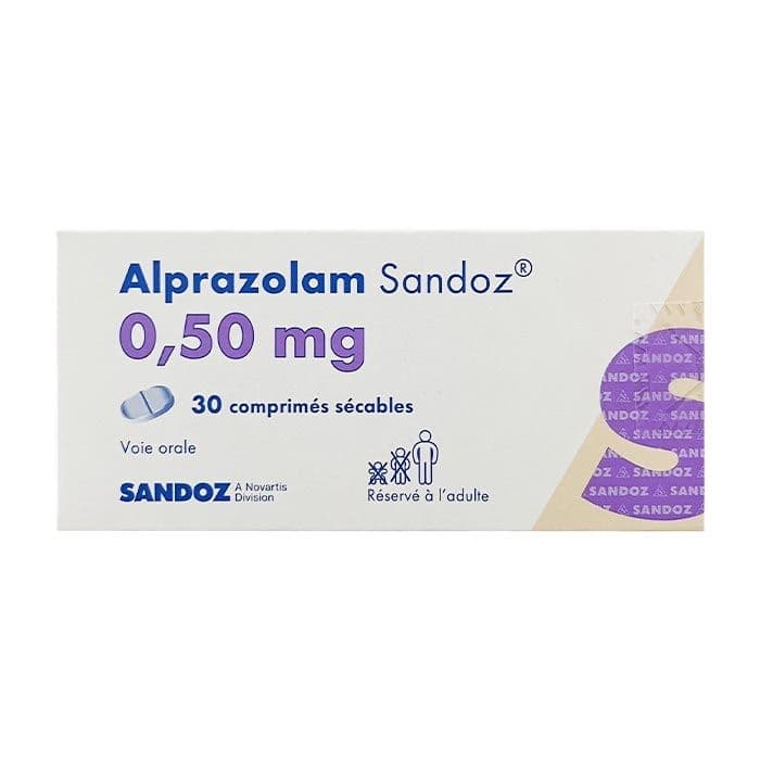 Doosje Alprazolam 0.5 mg van Sandoz