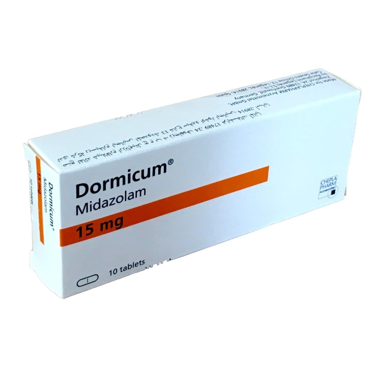 Doosje Dormicum 15 mg van Chepla Pharm