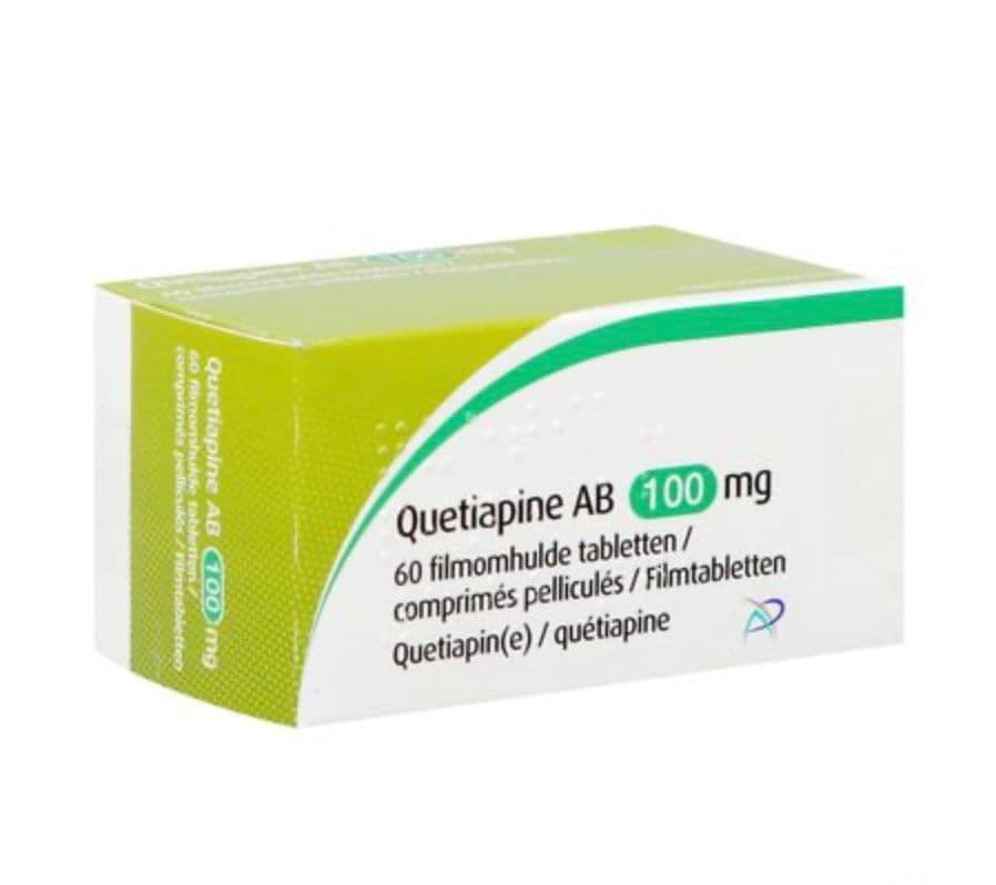 Doosje Quetiapine 100 mg van Aurobindo