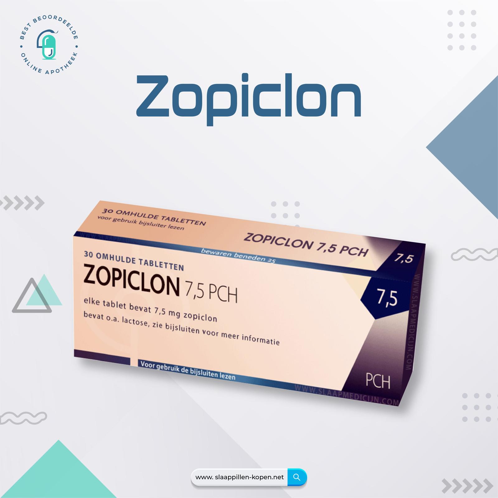 Zopiclon 7,5 mg kopen ervaringen
