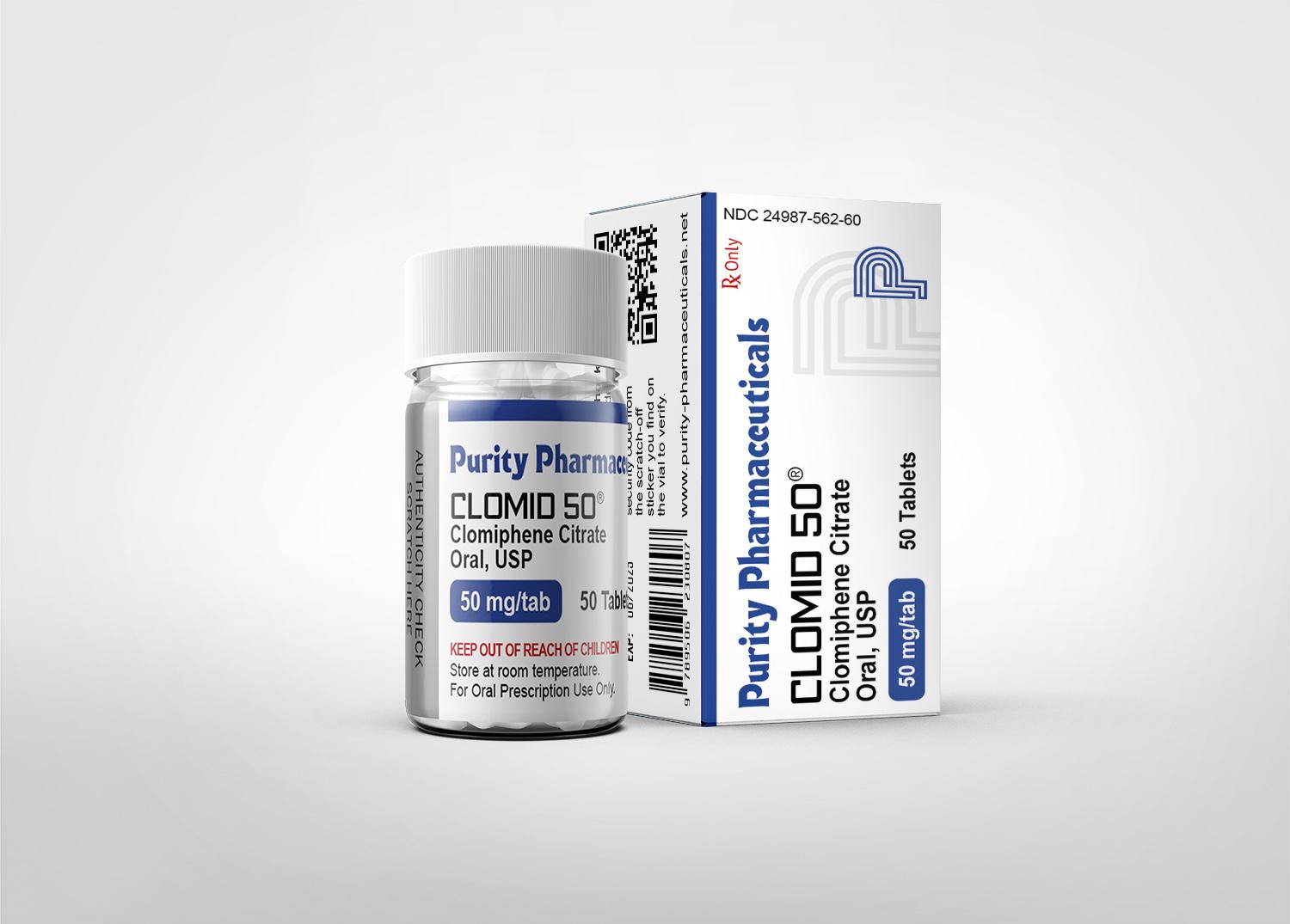 Clomid 50 (clomifene) by PURITY PHARMACEUTICALS®