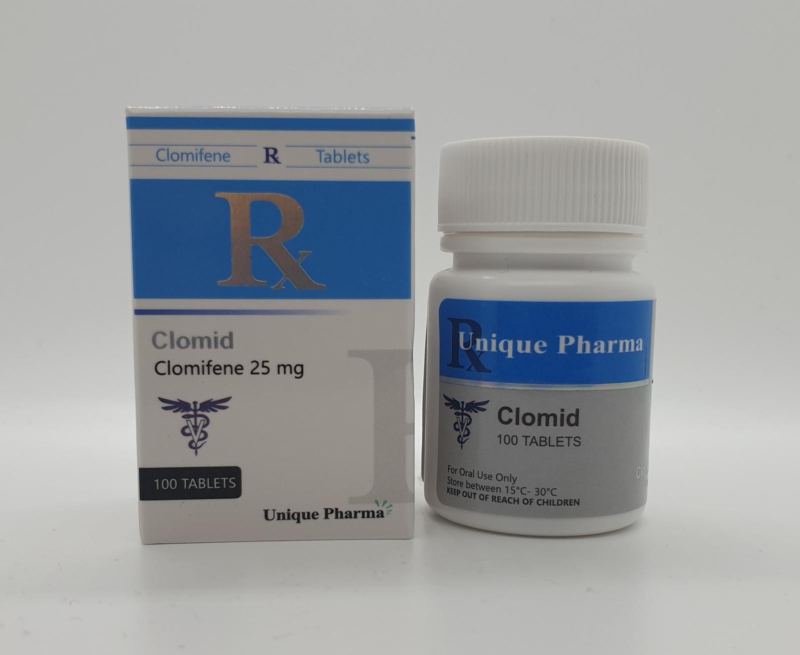 Clomid 25 (clomifene) by UNIQUE PHARMA®