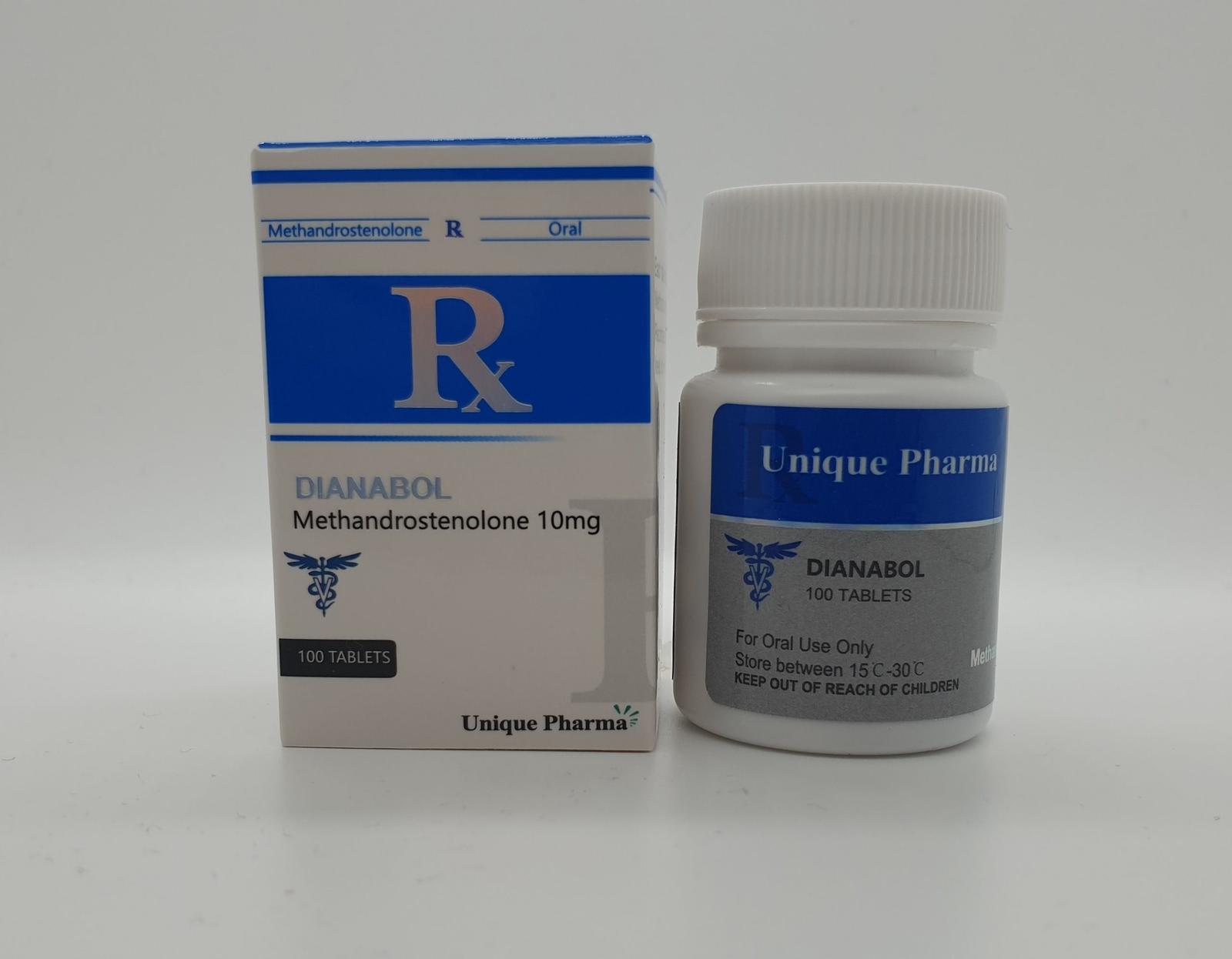 Dianabol 10 (Methandienone) by UNIQUE PHARMA® kopen