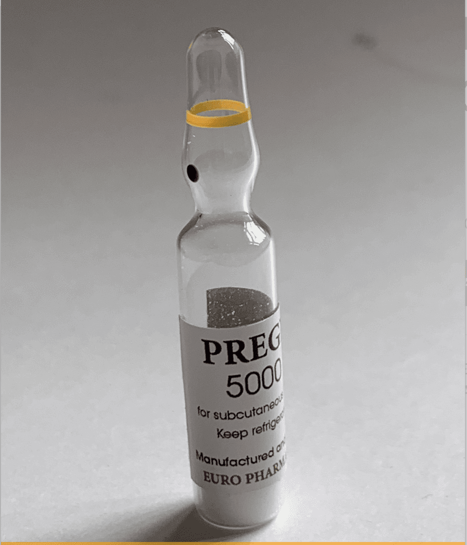 HCG 5000iu incl. injectie water by EURO PHARM®