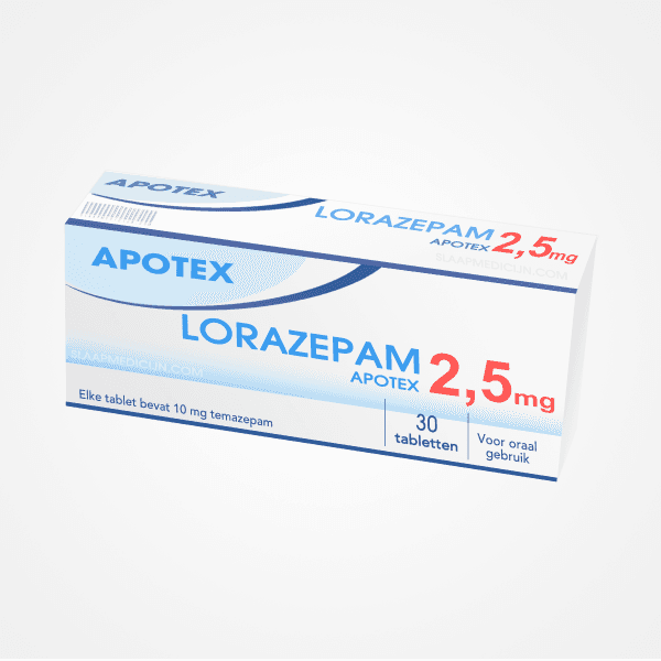 Lorazepam 2,5 mg kopen
